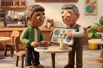 3d ai claymation stop motion brand mascot music video product commerical ads