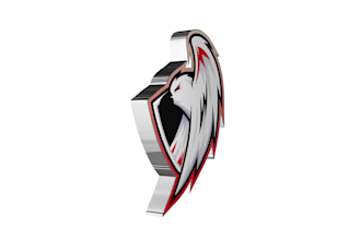 create 3d logo animation from 2d image, rotating spin loop