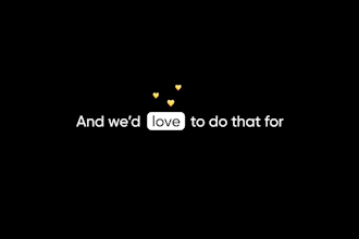 produce a custom kinetic typography explainer video