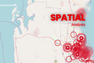 digitize geographical data using gis and make maps