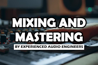 do professional edm mixing and mastering as an audio engineer