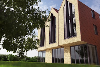 render photo realistic 3d buildings