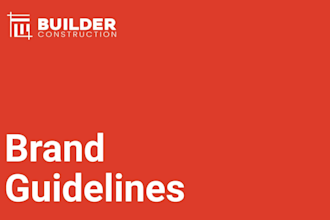 do brand style guide or brand identity with logo design