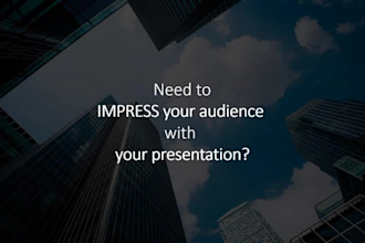design modern and professional powerpoint presentation