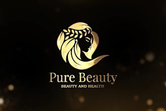 make gold logo animation intro video