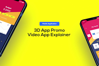 make professional mobile app promotion video or explainer