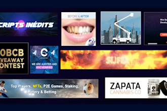 create custom animated GIF banner within 4hr