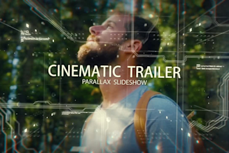 create cinematic opener intro trailer teaser promo video