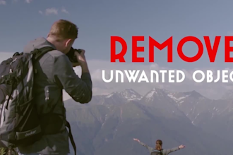 remove unwanted objects, people from video vfx