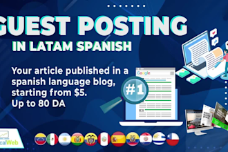 publish a guest post in spanish blogs with a dofollow link