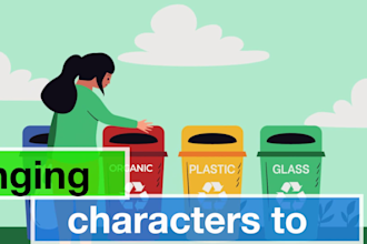 make custom 2d animated explainer video