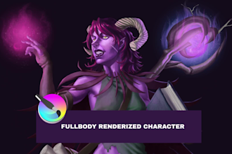 paint fantasy characters and scenes for rpg, games, books