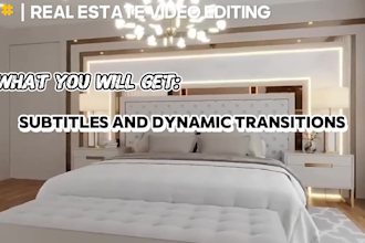 do property home tour video editing drone walkthrough real estate promo video