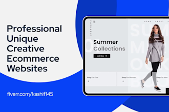 build responsive wordpress ecommerce website or woocommerce store