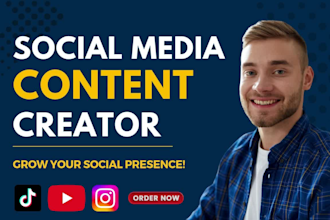 be your professional tiktok content creator