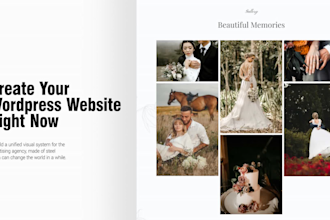 build a modern wordpress website design