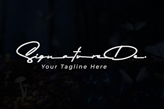 do signature logo animation for your business