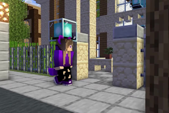 do 3d minecraft intro animation, minecraft 3d animation short trailer video