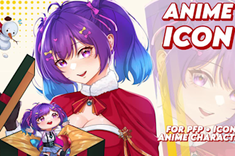 draw anime portrait or orginal character avatar for you pfp