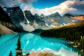 create soothing guided meditation videos with voiceover