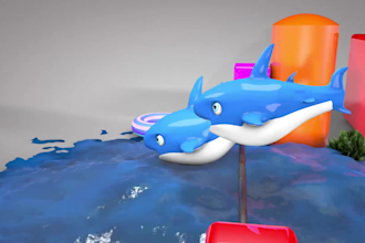 create animated kids learning videos