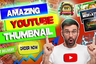 design amazing youtube thumbnail