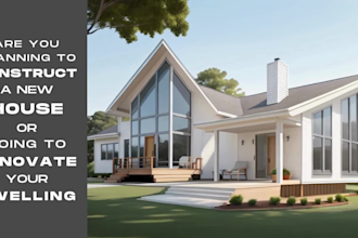 design 3d exterior rendering for home or real estate project