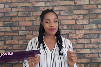 record a realistic female spokesperson selfie HD video