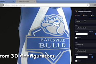 provide 3d modeling and webgl development in threejs or babylonjs
