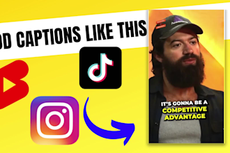 edit shorts, tiktoks and reels with engaging captions