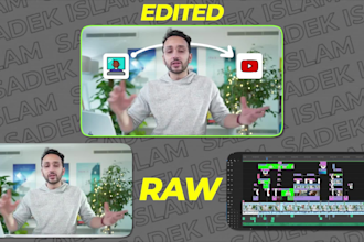 your youtube videos for talking head and content creators