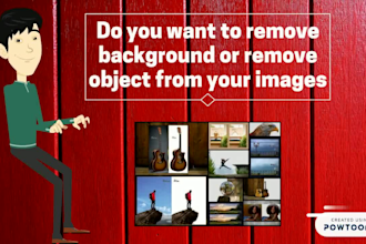 remove image background or remove object within 6 hours