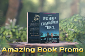 create 3d book promo, amazon kdp book trailer video