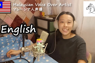 record malaysian english voiceover service for your projects