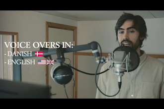 record a danish or english pro male voice over