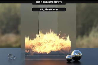 do 3d water simulation, 3d fluid simulation 3d cgi animation 3d modeling