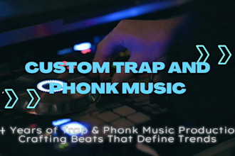 create professional trap and phonk beats tailored to your style