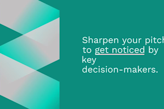 write and design an investor ready pitchdeck