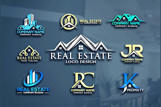 do a real estate property mortgage home building logo design