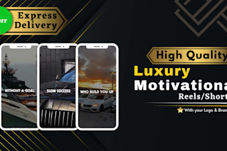 create luxury lifestyle motivational quotes reels and shorts