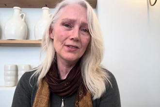 german senior female spokesperson video selfie style product review ugc ads