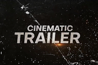 design mystery cinematic title intro video animation trailer