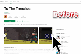 make the essential creatives for the google play store