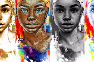 convert photos, graphics, and images to artwork