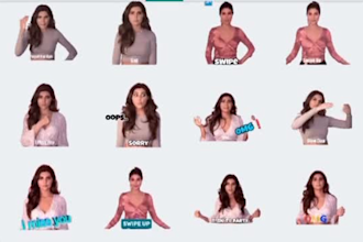 animated sticker whatsapp,insta,fb, snapchat,logo,design,editing,video,gif,photo