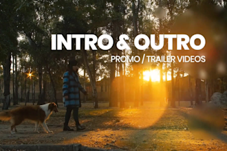 do youtube intro video trailer or animated logo