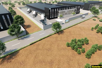 do 3d industrial facility walkthrough video factory architectural visualization