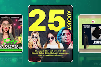 create animated social media posts, motion flyers, and animated posters