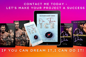 create a professional KDP book cover design