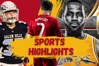 edit sports highlights sports video recruitment football basketball